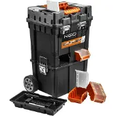 Neo Tools HD Kompakt-Werkzeugkasten auf Rädern