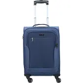 D & n lederwaren d&n Travel Line 6804 Kabinentrolley 55 cm, 4 Rollen, Volumen 35 l, Farbe Blau