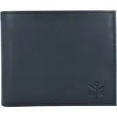 OXMOX Leder Geldbörse Leather Querscheinbörse Ox Embossed Black schwarz
