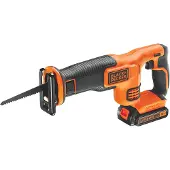 Black & Decker BLACK + DECKER BDCR18E1-QW Akku-Sbelsge - 1 Batterie - 1 140-mm-Klinge - 18V