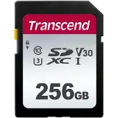 Transcend SDHC 300S 256GB, 256 GB, SDXC, Klasse 10, NAND, 95 MB/s, 40 MB/s