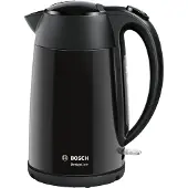 Bosch TWK3P423, 1,7 l, 2400 W, Schwarz, Edelstahl, Wasserstandsanzeige, Drahtlos