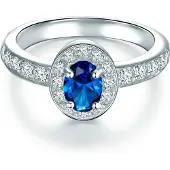 Trilani Ring - Sterling Silber Ring Zirkonia - Gr. 60 - in Silber - für Damen