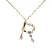 P D PAOLA PD PAOLA - Buchstabe ''R'' Halskette - gold