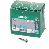 Spax Universalschraube Edelstahl A2 - Vollgewinde, Senkkopf, T-STAR plus, 4CUT, Rostfrei