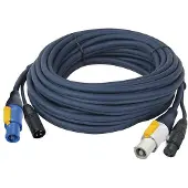 DAP FP17 Hybridkabel – powerCON & 3-poliger XLR – Audio/Strom 3 m