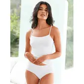 Mey Spaghetti-Top Serie Superfine Organic Weiss | Größe 42