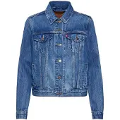 Levi's für Damen. 29945-0063 Jacke Original Soft As Butte blau (M ), Lässig, Baumwolle, Nachhaltig