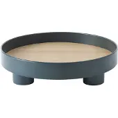 Muuto Platform Tablett Dunkel Green - , Grün, Kunststoff