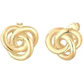 Elli Ohrringe Stecker Knoten Knot Basic Klassisch 925 Silber Elli Gold