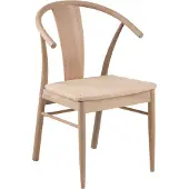 Ebuy24 Janik Esszimmerstuhl mit Armlehne Eiche.