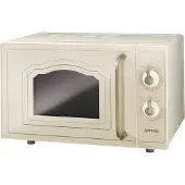 Gorenje MO 4250 CLI Standmikrowelle, 700 Watt, 20 l Volumen, 45,5 cm Breite, Auftauautomatik, Grillfunktion, elfenbein