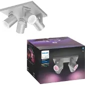 Philips Hue Argenta Aufbauspot White & Color - Weiß - 4 Spots