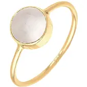 Elli Ring Trend Bandring Mondstein Edelstein 925 Silber Elli Gold
