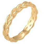 Elli Ring Knoten Twisted Trend Blogger Unendlich 925 Silber Elli Gold