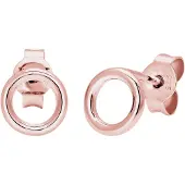 Elli Ohrringe Basic Kreis Rund Geo Minimal 925 Sterling Silber Elli Rosegold