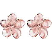 Elli Ohrringe Frangipani Blüte Blume Blüte 925 Silber Elli Rosegold