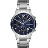 Giorgio Armani Emporio AR11164 Herren-Armbanduhr, Edelstahl-Gehäuse, Metall-Armband