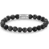 Rebel & Rose RR-80026-S Herren-Armband Grey Seduction 8 mm