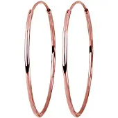 Elli Ohrringe Basic Creolen Klassisch 925 Silber Elli Rosegold