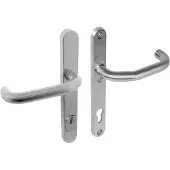 Intersteel Schutzbeschlag, Kernziehschutz PZ 92 mm Schmal Drücker/Drücker