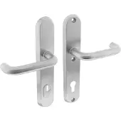Intersteel Hintertür-Hardware Aurano Kernzugsicherung oval PC 92mm Edelstahl