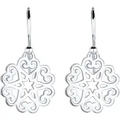 Elli Ohrringe Ornament Herz Sterne Floral 925 Sterling Silber Elli Silber