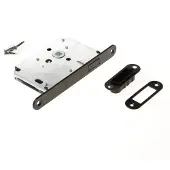 Intersteel Schloss für den Falldurchgangsverschluss Domus Magnet schwarz abgerundet