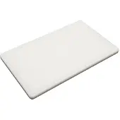 Metro Professional Schneidebrett GN 1/1, Polyethylen, 53 x 32.5 cm, mit Saftrille, weiß