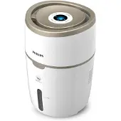 Philips Luftbefeuchter 2000 Series, NanoCloud für bis zu 99% weniger Bakterien, bis 44 m², Weiß (HU4816/10)