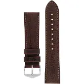 Hirsch 17920210-2-20 Leder-Uhrenarmband Forest L 20 mm Braun