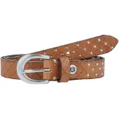 B.belt Lilou Silver Leder-Nietengürtel