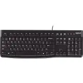 Logitech K120 for Business, Volle Größe (100%), Kabelgebunden, USB, QWERTY, Schwarz