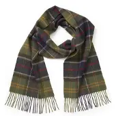 Barbour Schal Modern Lambswool Grau