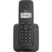 Gigaset A116, DECT-Telefon, Anrufer-Identifikation, Schwarz