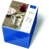 Villeroy & Boch Becher "Kaffeebecher For Me 290 ml 2er Set weiß", weiß, Porzellan, Trinkgefäße, Becher