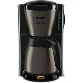 Philips Café Gaia Collection Kaffeemaschine HD7547/80, Filterkaffeemaschine, 1,2 l, Gemahlener Kaffee, 1000 W, Schwarz, Titan