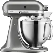 KitchenAid 5KSM185PSEMS Medaillon Silber