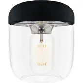 UMAGE Acorn Lampenschirm Schwarz Polierter Stahl