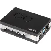 Raspberry Pi RB-CASEP4+03B für Raspberry Pi 4 B (schwarz/transparent)