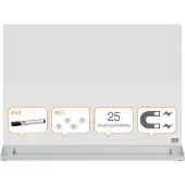 Nobo 60x43 Cm Magnetisches Tisch-whiteboard Aus Glas