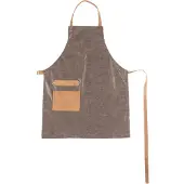 Mustang Grill apron leather imitation br