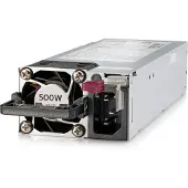 HP 500W Flex Slot Platinum Hot Plug Low Halogen Power Supply Kit, 500 W, 100 - 240 V, 50 - 60 Hz, 94%, Server, 80 PLUS Platinum