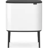 Brabantia Bo Touch Bin Mülleimer 11 + 23 L - Weiß