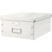 Leitz Ablage- und Transportbox Serie Click + Store, groß, für DIN A3, weiß