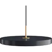 UMAGE LED-Pendelleuchte Asteria grau, Designer Soren Ravn Christensen, 4 cm