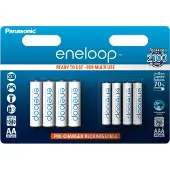 Panasonic BK-KJMCCE44E, Wiederaufladbarer Akku, AA, 8 Stück(e), 1900 mAh