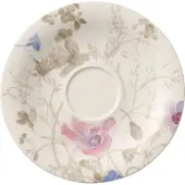 Villeroy & Boch Untertasse "Frühstücksuntertasse Mariefleur Gris Basic ø 19 cm bunt", bunt, L:19cm, Speiseteller, Untertasse