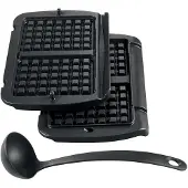 Tefal OptiGrill XA7238 - Waffelzubehör - 2 Waffelplatten und Schöpflöffel