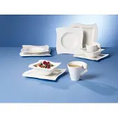 Villeroy & Boch 10-2525-8544, 2 Person(en), Porzellan, Weiß, , NewWave, Rechteck